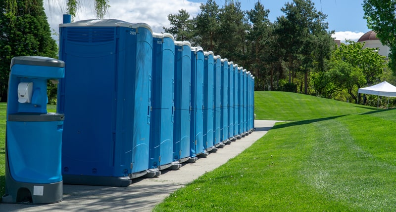 there may be additional fees for setup, maintenance, and cleaning of the porta potty rentals