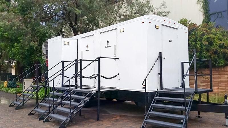 many luxury restroom trailers are designed to be accessible and inclusive, with features that accommodate individuals with disabilities